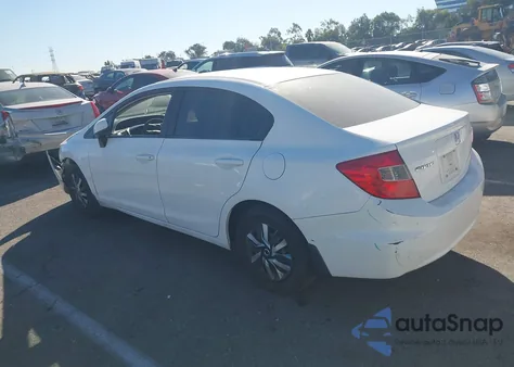2012 Honda Civic Lx from USA, damaged, VIN 19XFB2F56CE392335